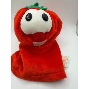 Vintage Veggie Tales C.R. Gibson Bob the Tomato 9" Red Hand Puppet
